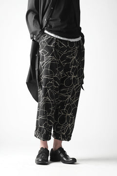 画像をギャラリービューアに読み込む, forme d'expression Narrow Tucked Wide Trousers (Black)