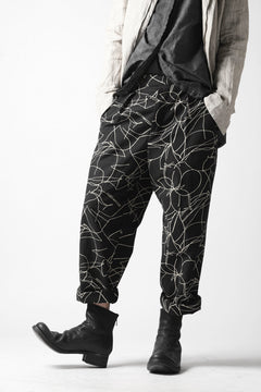 画像をギャラリービューアに読み込む, forme d'expression Narrow Tucked Wide Trousers (Black)