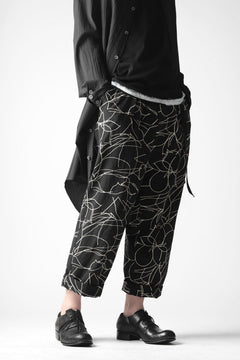 画像をギャラリービューアに読み込む, forme d'expression Narrow Tucked Wide Trousers (Black)