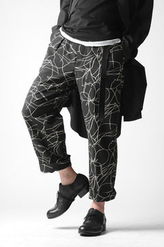 画像をギャラリービューアに読み込む, forme d'expression Narrow Tucked Wide Trousers (Black)