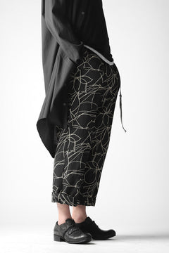 画像をギャラリービューアに読み込む, forme d'expression Narrow Tucked Wide Trousers (Black)