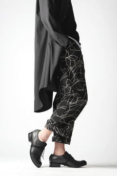 画像をギャラリービューアに読み込む, forme d'expression Narrow Tucked Wide Trousers (Black)