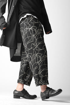 画像をギャラリービューアに読み込む, forme d'expression Narrow Tucked Wide Trousers (Black)