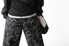 画像をギャラリービューアに読み込む, forme d'expression Narrow Tucked Wide Trousers (Black)