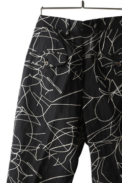 画像をギャラリービューアに読み込む, forme d'expression Narrow Tucked Wide Trousers (Black)