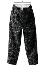画像をギャラリービューアに読み込む, forme d'expression Narrow Tucked Wide Trousers (Black)