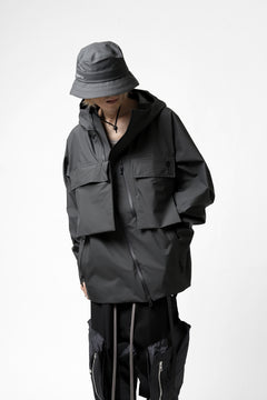 Load image into Gallery viewer, D-VEC x ALMOSTBLACK "GORETEX PRODUCT 3L SHELL" HAT (DARK GREY)