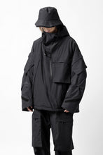 画像をギャラリービューアに読み込む, D-VEC x ALMOSTBLACK HOODED JACKET / GORE-TEX PRODUCT 2L PRIMALOFT SHELL (BLACK)
