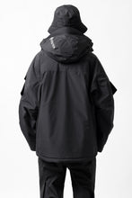 画像をギャラリービューアに読み込む, D-VEC x ALMOSTBLACK HOODED JACKET / GORE-TEX PRODUCT 2L PRIMALOFT SHELL (BLACK)