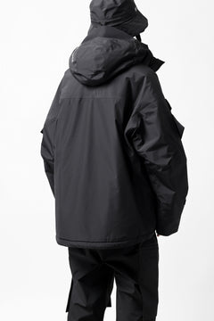 画像をギャラリービューアに読み込む, D-VEC x ALMOSTBLACK HOODED JACKET / GORE-TEX PRODUCT 2L PRIMALOFT SHELL (BLACK)