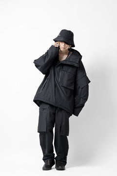 画像をギャラリービューアに読み込む, D-VEC x ALMOSTBLACK HOODED JACKET / GORE-TEX PRODUCT 2L PRIMALOFT SHELL (BLACK)