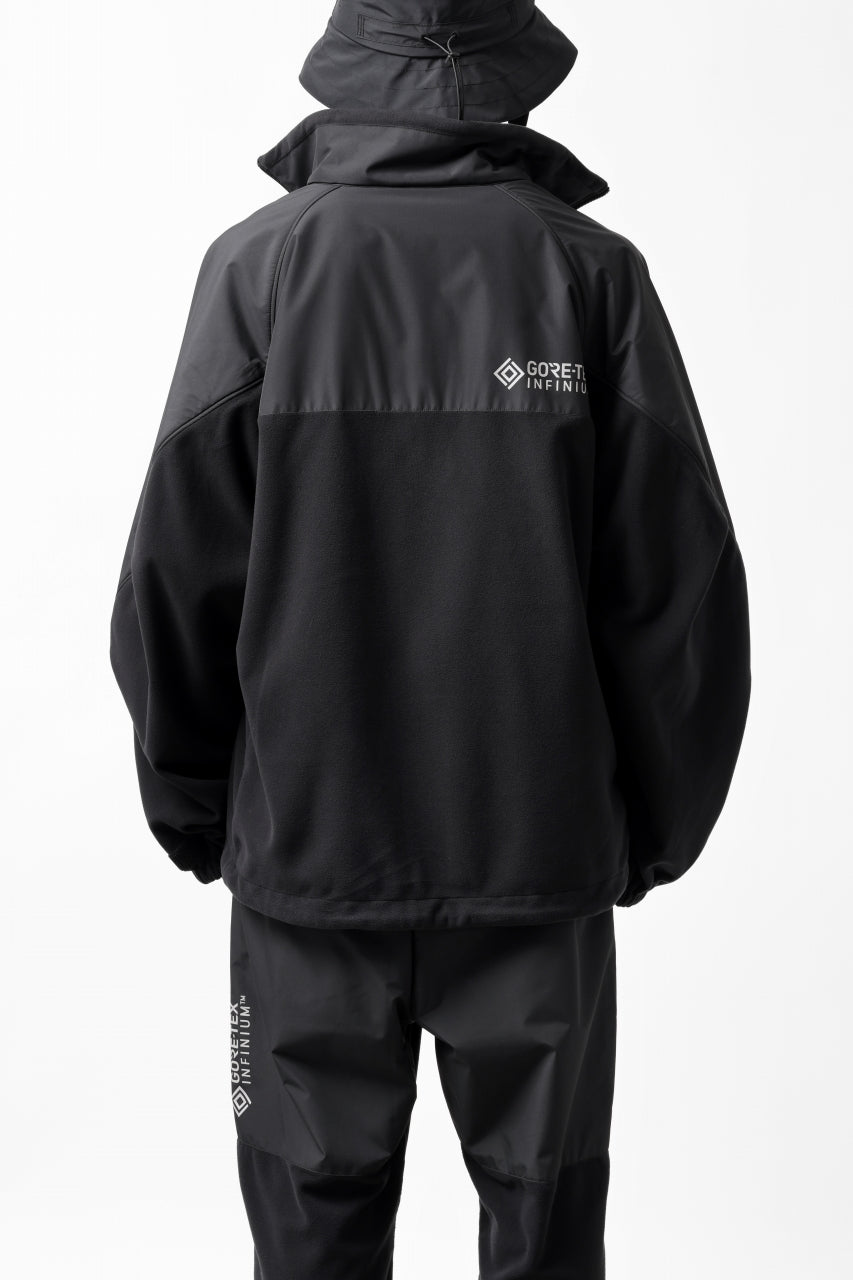 画像をギャラリービューアに読み込む, D-VEC x ALMOSTBLACK POLARTEC JACKET / GORE-TEX INFINIUM 2L (BLACK)