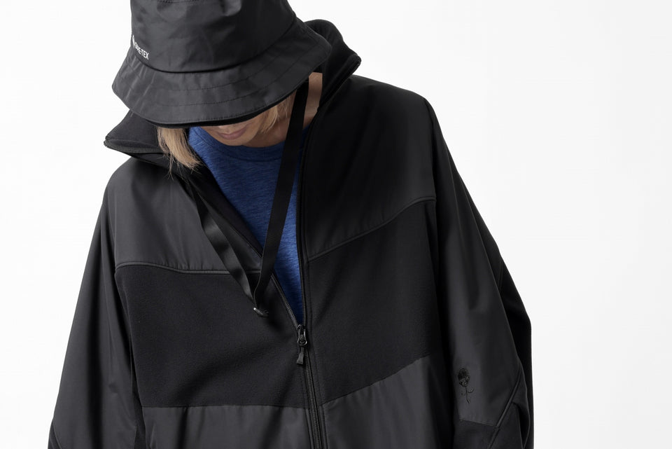 画像をギャラリービューアに読み込む, D-VEC x ALMOSTBLACK POLARTEC JACKET / GORE-TEX INFINIUM 2L (BLACK)