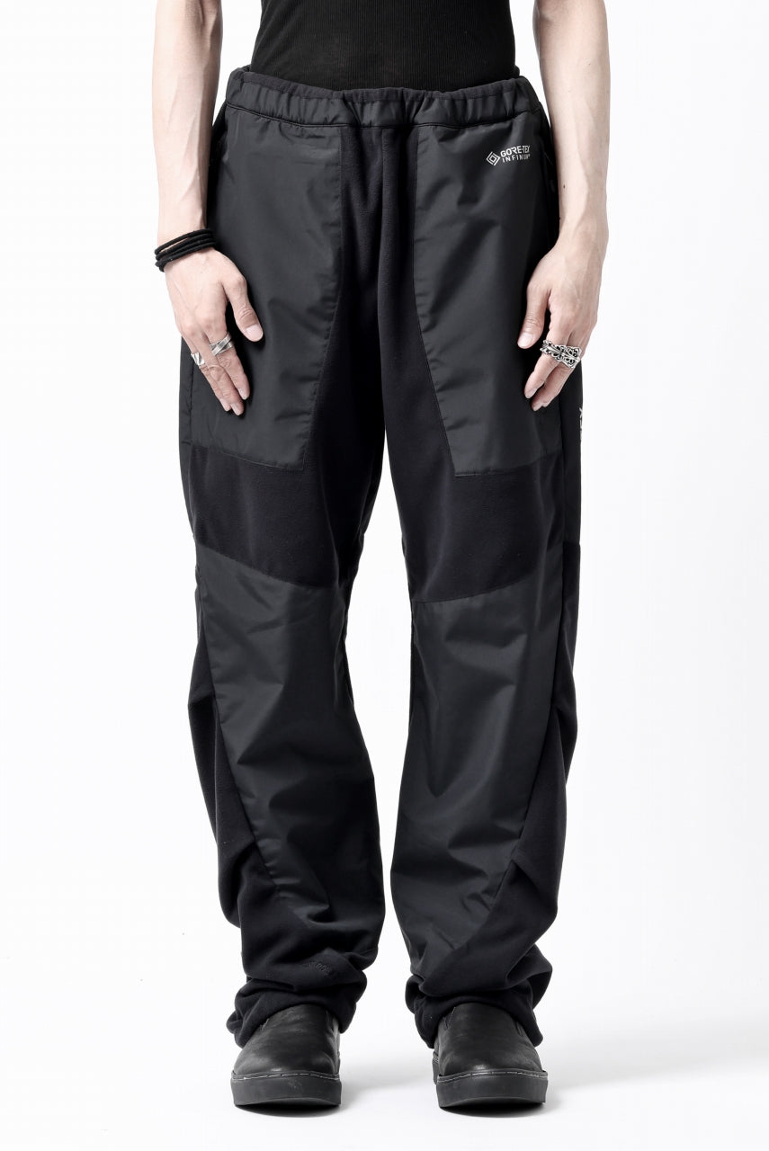画像をギャラリービューアに読み込む, D-VEC x ALMOSTBLACK POLARTEC TROUSERS / GORE-TEX INFINIUM 2L (BLACK)