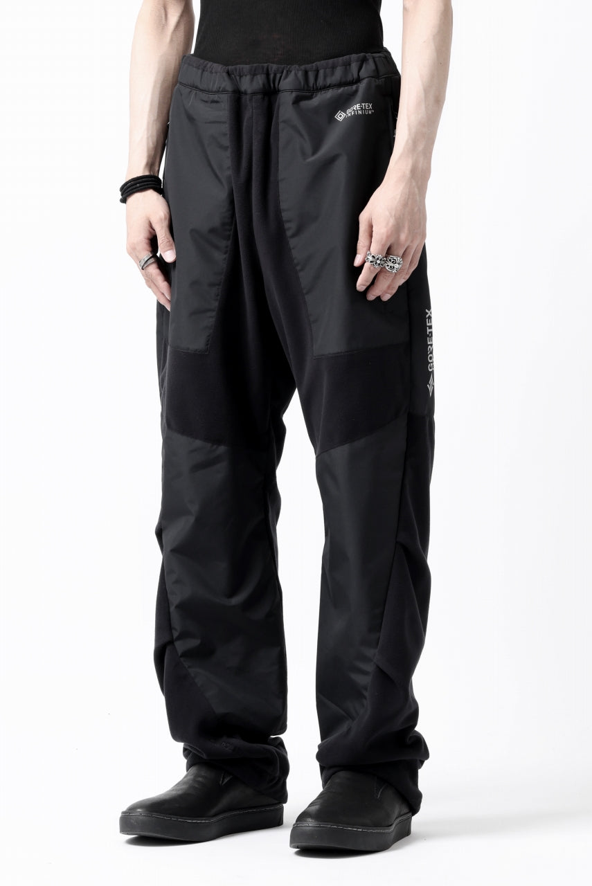 画像をギャラリービューアに読み込む, D-VEC x ALMOSTBLACK POLARTEC TROUSERS / GORE-TEX INFINIUM 2L (BLACK)
