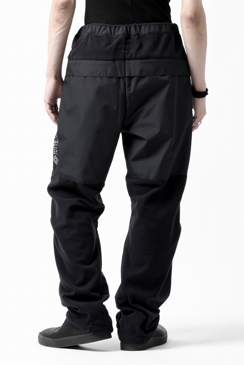 画像をギャラリービューアに読み込む, D-VEC x ALMOSTBLACK POLARTEC TROUSERS / GORE-TEX INFINIUM 2L (BLACK)