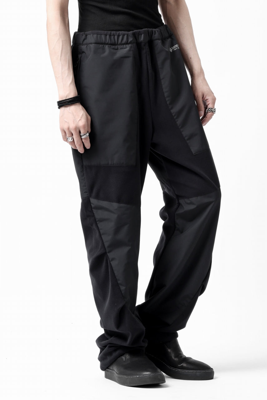 画像をギャラリービューアに読み込む, D-VEC x ALMOSTBLACK POLARTEC TROUSERS / GORE-TEX INFINIUM 2L (BLACK)