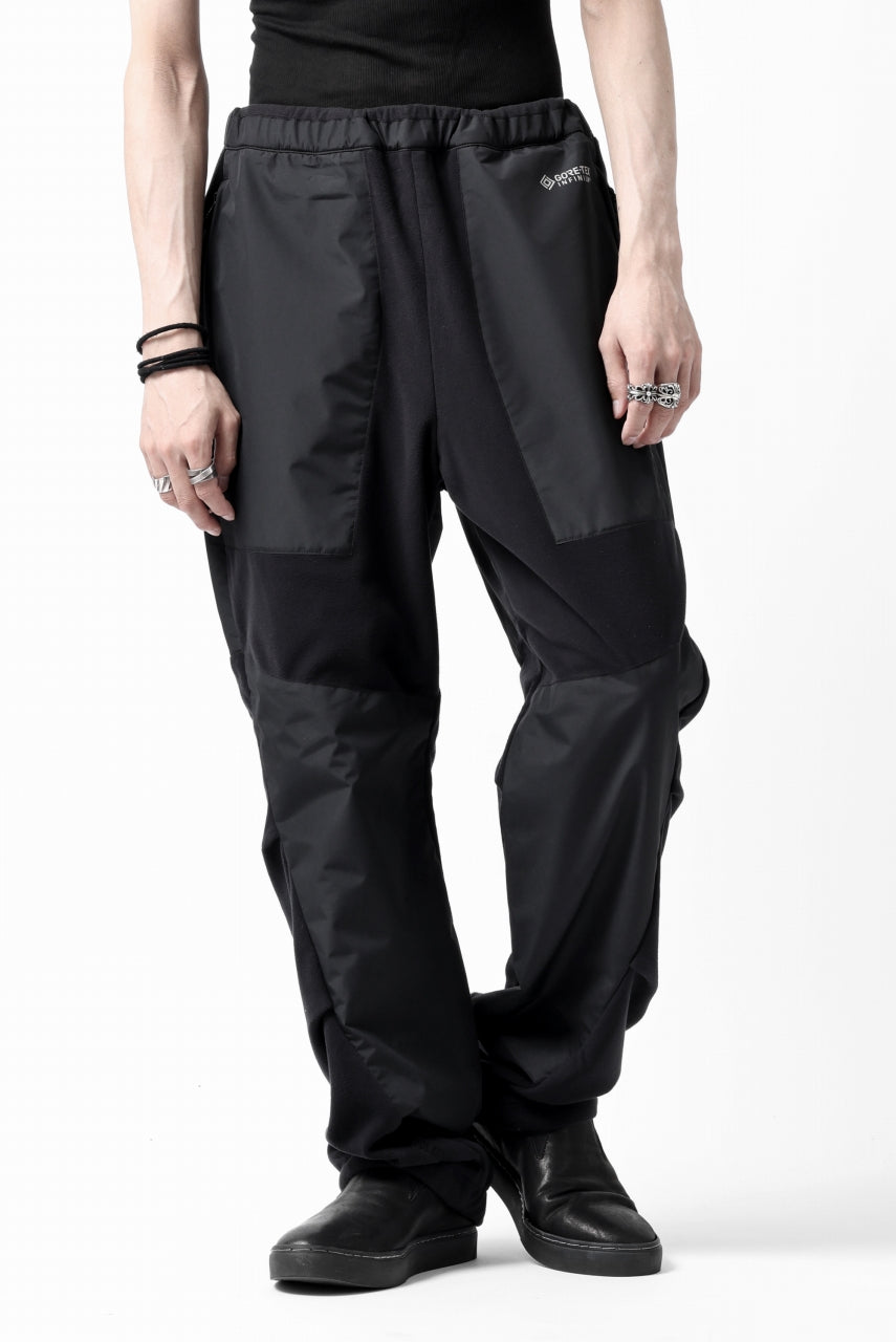 画像をギャラリービューアに読み込む, D-VEC x ALMOSTBLACK POLARTEC TROUSERS / GORE-TEX INFINIUM 2L (BLACK)