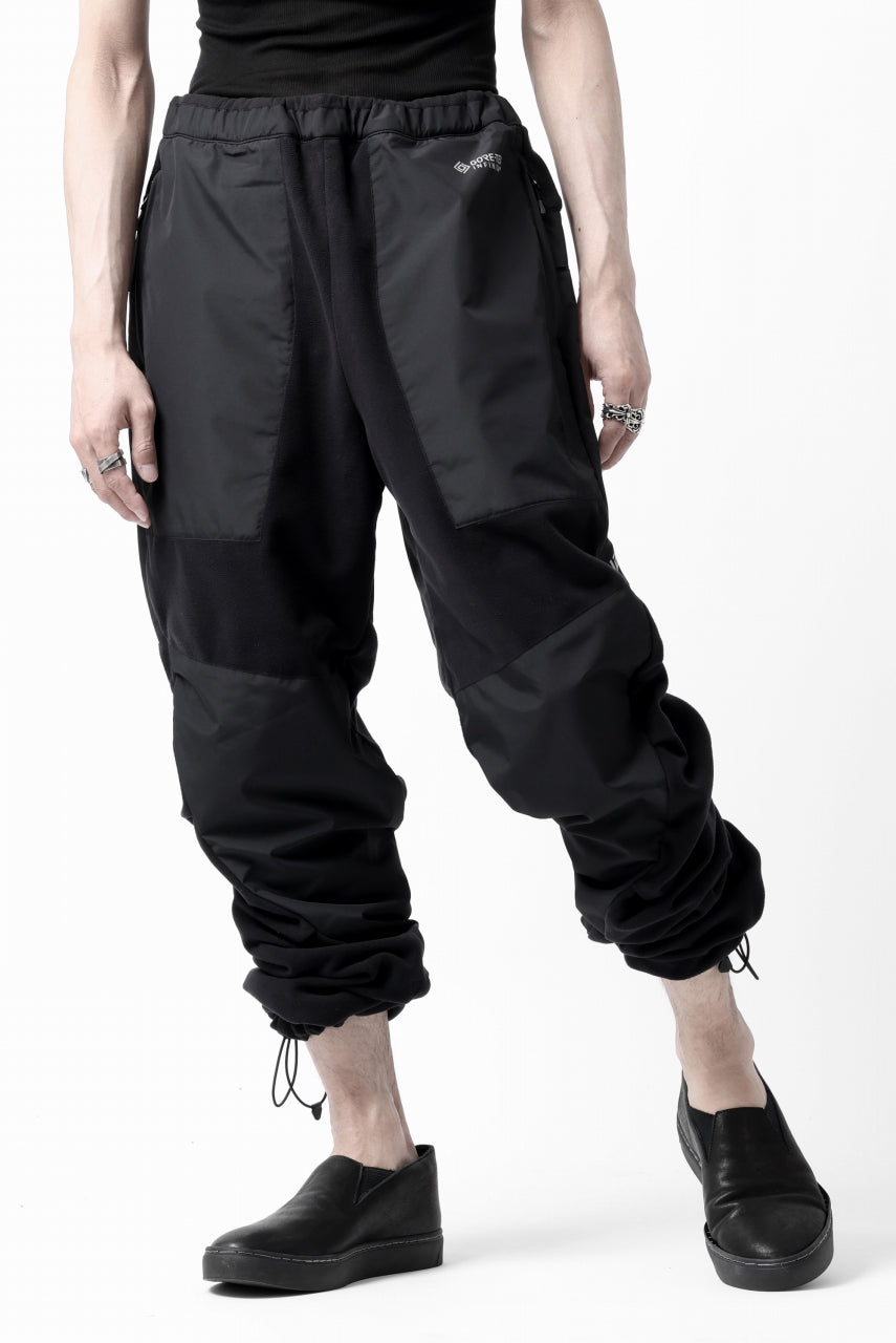 画像をギャラリービューアに読み込む, D-VEC x ALMOSTBLACK POLARTEC TROUSERS / GORE-TEX INFINIUM 2L (BLACK)