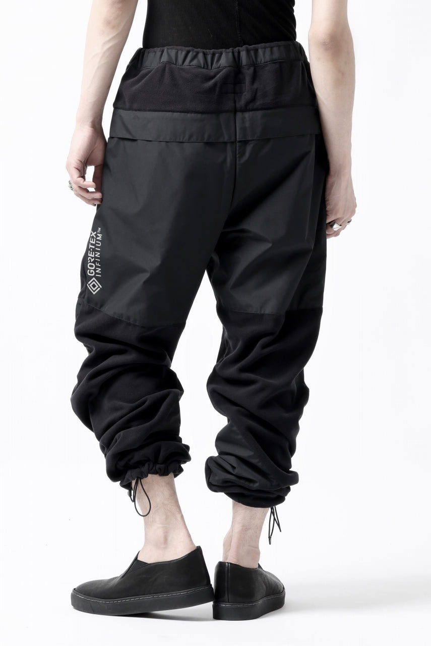 画像をギャラリービューアに読み込む, D-VEC x ALMOSTBLACK POLARTEC TROUSERS / GORE-TEX INFINIUM 2L (BLACK)