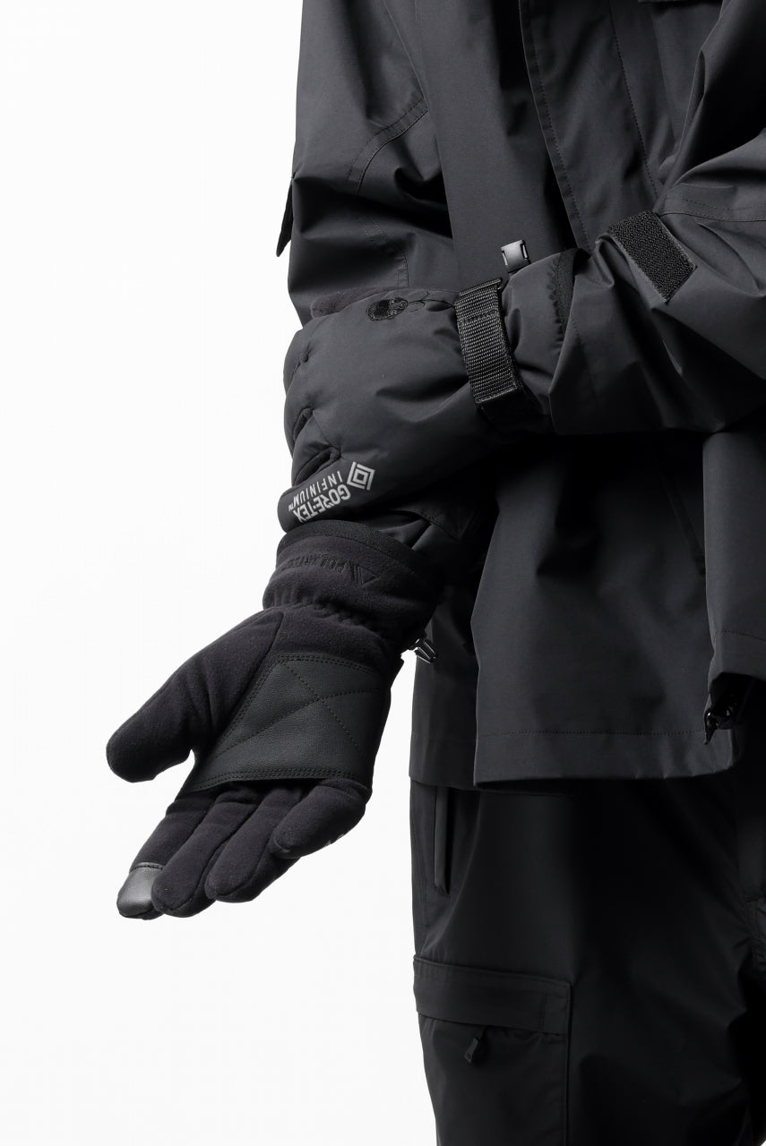 画像をギャラリービューアに読み込む, D-VEC x ALMOSTBLACK POLARTEC GLOVES / GORE-TEX INFINIUM 2L (BLACK)