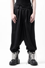 画像をギャラリービューアに読み込む, vital x DEFORMATER.® exclusive TAILOR WIDE TAPERED PANTS / GAUDI SMOOTH JERSEY (BLACK)