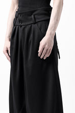 画像をギャラリービューアに読み込む, vital x DEFORMATER.® exclusive TAILOR WIDE TAPERED PANTS / GAUDI SMOOTH JERSEY (BLACK)