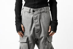 画像をギャラリービューアに読み込む, 11 BY BORIS BIDJAN SABERI CARGO POCKET PANT "P21B-F1451" (STRETCH DENIM / USED GREY)