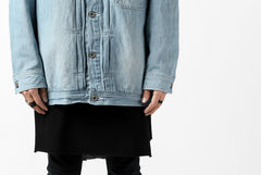 画像をギャラリービューアに読み込む, ISAMU KATAYAMA BACKLASH LOOSEY JEAN JACKET / COTTON LINEN DENIM (INDIGO)