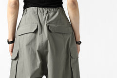 画像をギャラリービューアに読み込む, ISAMU KATAYAMA BACKLASH LOWCROTCH FIELD PANTS / STRETCH TYPEWRITER CLOTH (KHAKI)