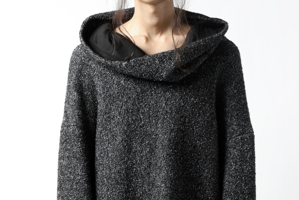 画像をギャラリービューアに読み込む, SOSNOVSKA CRAWLED OUT POCKET KNIT SWEATER (BLACK)