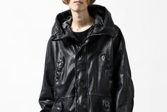 Load image into Gallery viewer, ISAMU KATAYAMA BACKLASH N-3B FLIGHT JACKET / GOAT LEATHER (GARMENT + SPRAY DYED BLACK)