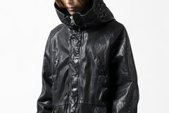 Load image into Gallery viewer, ISAMU KATAYAMA BACKLASH N-3B FLIGHT JACKET / GOAT LEATHER (GARMENT + SPRAY DYED BLACK)