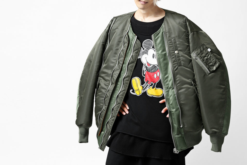 画像をギャラリービューアに読み込む, FACETASM × DISNEY Collaboration MICKEY DOCKING LAYER TOPS (BLACK)