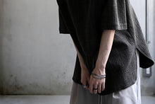 画像をギャラリービューアに読み込む, COLINA KEY NECK PULLOVER SHIRT / GARABO LIGHT SASHIKO (ZAKURO)