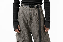 画像をギャラリービューアに読み込む, YUTA MATSUOKA buggy trousers / primitive wool (brown)