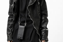 画像をギャラリービューアに読み込む, ISAMU KATAYAMA BACKLASH WALLET PHONE-HOLDER / ITALY DOUBLE SHOULDER (BLACK)