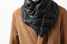 Load image into Gallery viewer, ISAMU KATAYAMA BACKLASH DOWN MUFFLER / KANGAROO + POLISH WHITE GOOSE (BLACK)