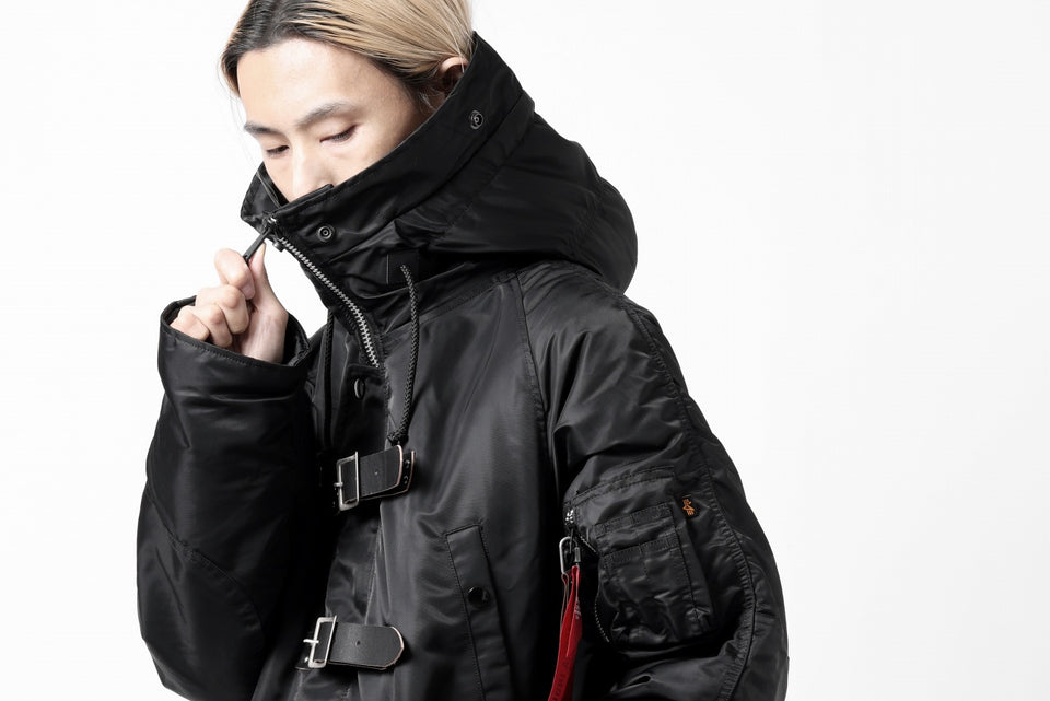 画像をギャラリービューアに読み込む, ISAMU KATAYAMA BACKLASH xx ALPHA INDUSTRIES N-3B JACKET (BLACK)