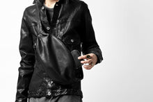 Load image into Gallery viewer, ISAMU KATAYAMA BACKLASH x GAIEDE ONE SHOULDER BAG / CALF SKIN (SOFT FINISHED / BLACK)