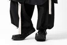 画像をギャラリービューアに読み込む, Y's STAND COLLAR LONG SHIRT / THIN TWILL (BLACK)