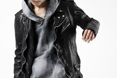 Load image into Gallery viewer, ISAMU KATAYAMA BACKLASH DOUBLE BREASTED JACKET / DOUBLE-SHOULDER OBJECT DYED (BLACK)
