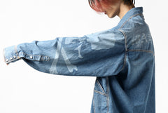 Load image into Gallery viewer, mastermind JAPAN WORK SHIRT / LIGHT OZ DENIM (INDIGO)