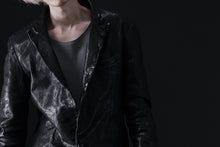 画像をギャラリービューアに読み込む, ISAMU KATAYAMA BACKLASH TAILORED JACKET / DOUBLE-SHOULDER OBJECT DYED (BLACK)