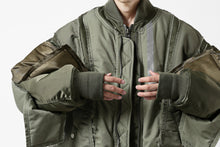 画像をギャラリービューアに読み込む, FACETASM DOCKING/LAYER FLIGHT JACKET (KHAKI)