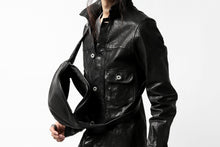 Load image into Gallery viewer, ISAMU KATAYAMA BACKLASH x GAIEDE ONE SHOULDER BAG / CALF SKIN (SOFT FINISHED / BLACK)