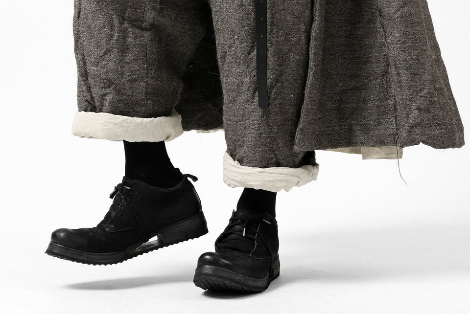 画像をギャラリービューアに読み込む, YUTA MATSUOKA buggy trousers / primitive wool (brown)