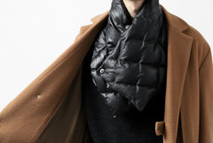 Load image into Gallery viewer, ISAMU KATAYAMA BACKLASH DOWN MUFFLER / KANGAROO + POLISH WHITE GOOSE (BLACK)