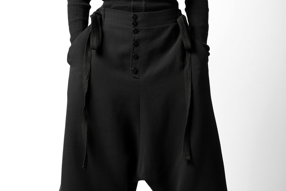 画像をギャラリービューアに読み込む, SOSNOVSKA exclusive VOLUME WOOLEN WIDE PANTS (BLACK)