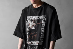 画像をギャラリービューアに読み込む, CHANGES VINTAGE REMAKE MULTI PANEL S/S TEE (BLACK #A)